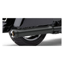 NH Series Slip-On Mufflers Black - 3 Inch For Softail: 07-16 FLSTF Fatboy