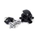 FLHR Ignition Switch & Saddlebag Lock Kit Black For 14-22 FLHR With Hard Saddlebags