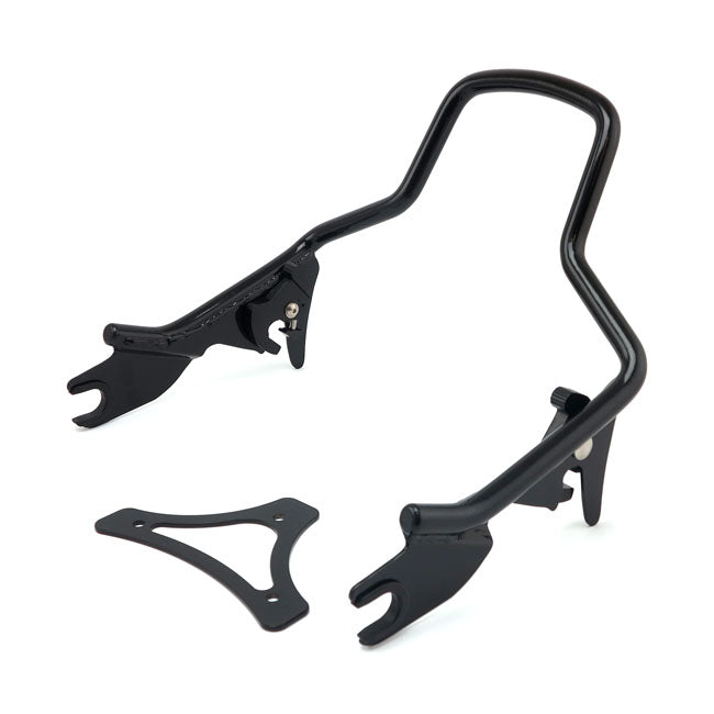 Sissy Bar Kit Black - 9.5 Inch 1 Piece Upright