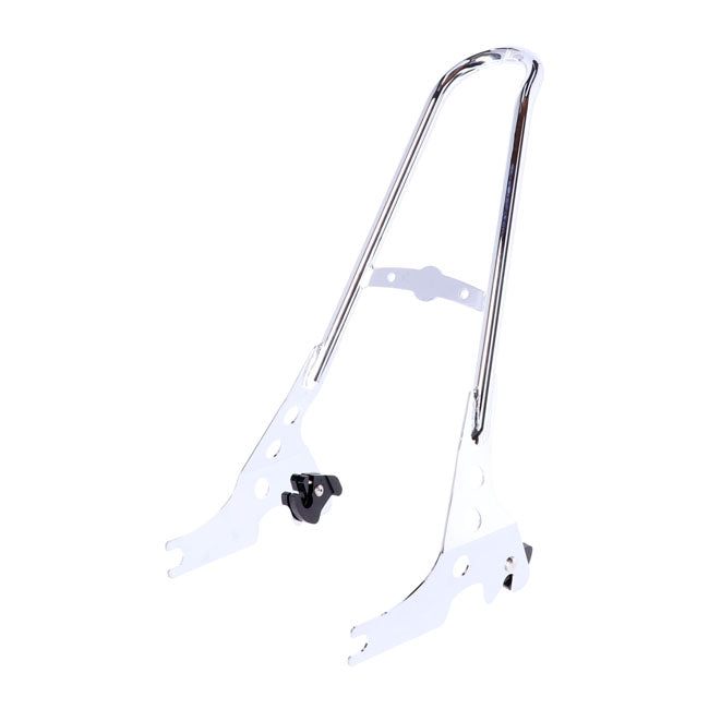 Sissy Bar Kit Chrome - 21 Inch 1 Piece Upright For 04-21 XL Excl. 16-21 XL1200CX Roadster With 2-up Seat