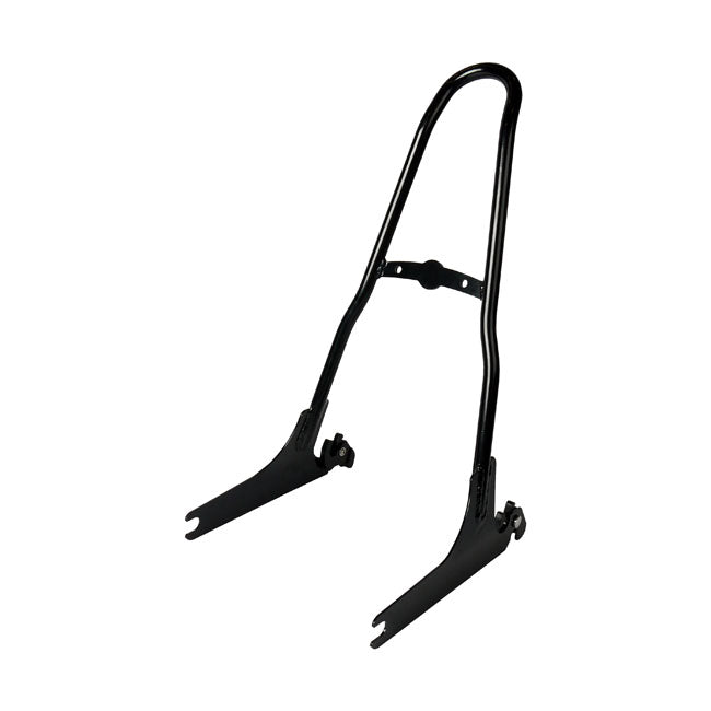 Sissy Bar Kit Black - 21 Inch 1 Piece Upright For 06-17 Dyna Excl FLD, FXDF, FXDFSE & 10-17 FXDWG
