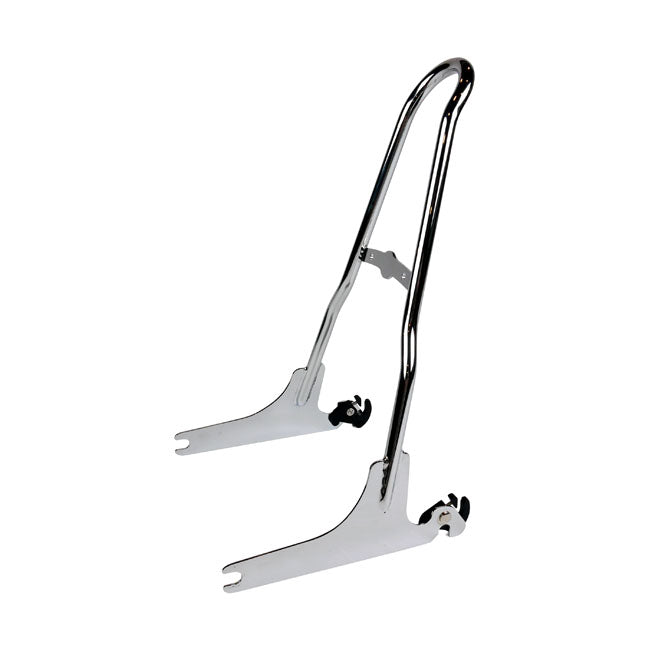 Sissy Bar Kit Chrome - 21 Inch 1 Piece Upright For 10-17 FXDWG, FXDF