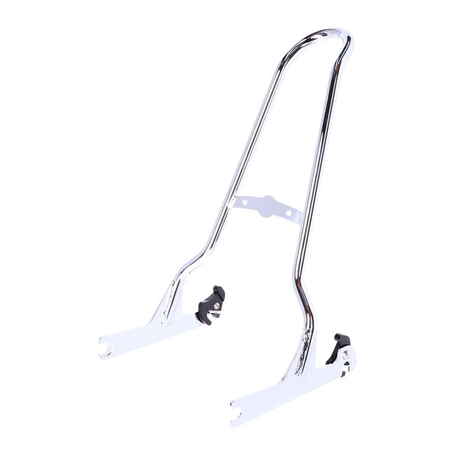 Sissy Bar Kit Chrome - 21 Inch 1 Piece Upright For 07-17 FLSTF