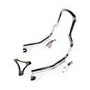 Sissy Bar Kit Chrome - 12 Inch Upright