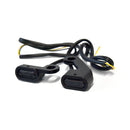 Fastline Below Bar LED Turn Signal Set Black / Smoke Lens For Mechanical Clutch: 09-16 Touring