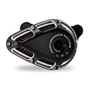 Jet Air Cleaner Kit Black Contrast Cut For 18-22 Softail