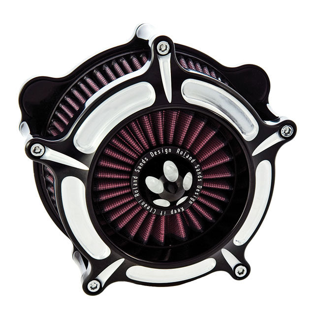 Turbine Air Cleaner Kit Black CC For 18-22 Softail