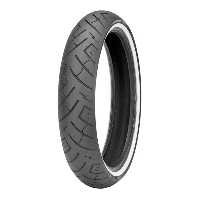 777 Front Tyre - 130 / 90B16 (73H) White Wall