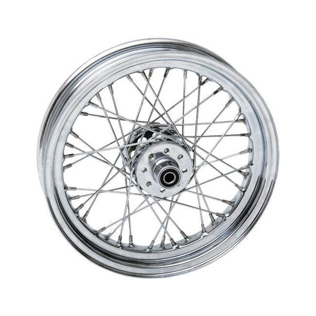 Rear Wheel 40 Spokes Chrome - 3.00 X 16 For 57-78 XL