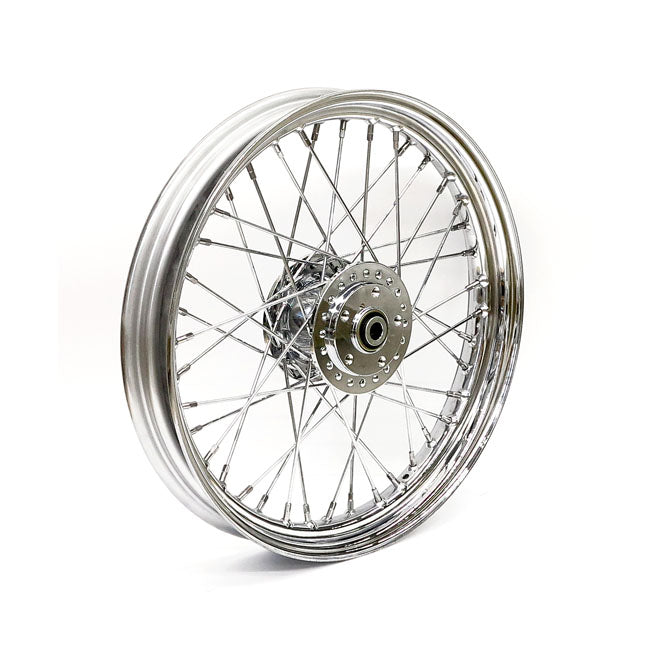 Front Wheel 40 Spokes Chrome - 2.50 X 19 For 91-98 FXD