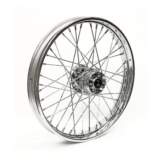 Front Wheel 40 Spokes Chrome - 2.15 X 21 For 84-99 FXST/C