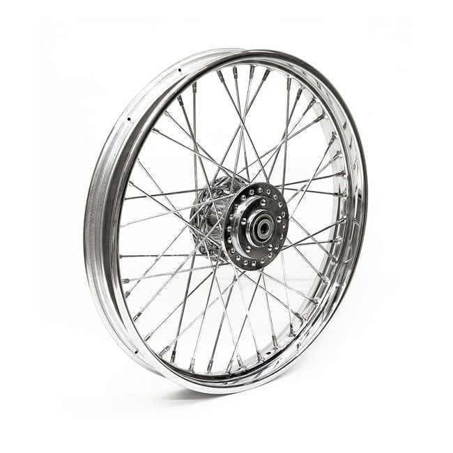 Front Wheel 40 Spokes Chrome - 2.15 X 21 For 78-83 FX, XL With Dual Disc