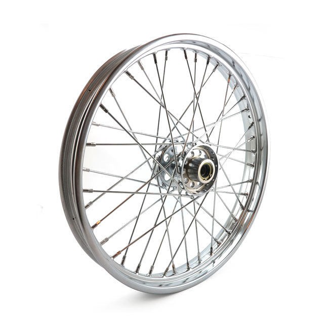 Front Wheel 40 Spokes Chrome - 2.15 X 21 For 36-66 FL