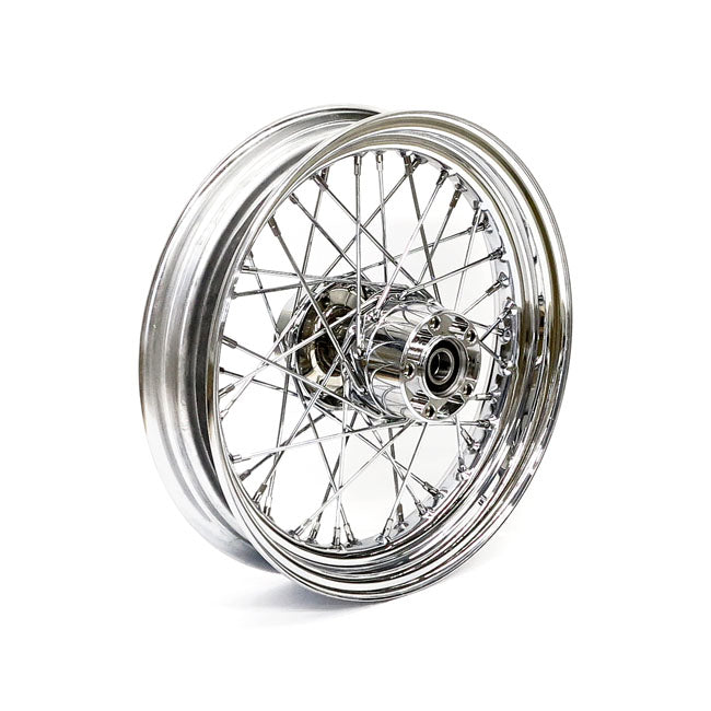 Rear Wheel 40 Spokes Chrome - 3.00 X 16 For 08-17 FLSTC/N No ABS