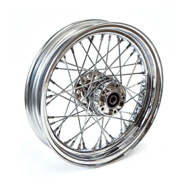 Front Wheel 40 Spokes Chrome - 3.00 X 16 For 00-06 FLST/C/F/N