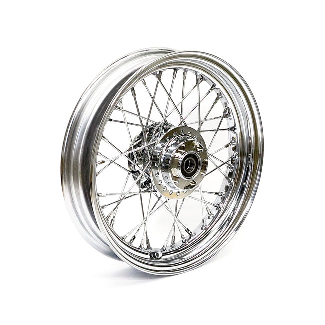 Front Wheel 40 Spokes Chrome - 3.00 X 16 For 14-20 1200C/X no ABS