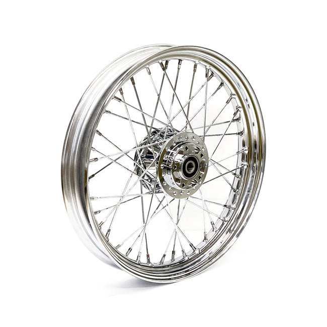 Front Wheel 40 Spokes Chrome - 2.50 X 19 For 06-07 XL