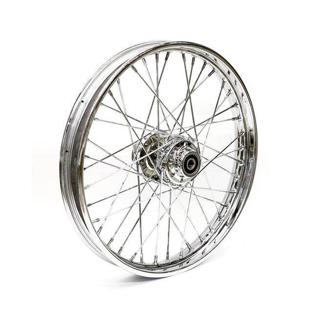 Front Wheel 40 Spokes Chrome - 2.15 X 21 For 00-07 FXST/S/B/D