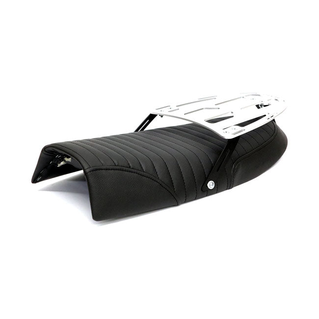 BMW R100 Scrambler Seat 04 Black With Luggage Rack For BMW R45/75/80/100 Twin Shock