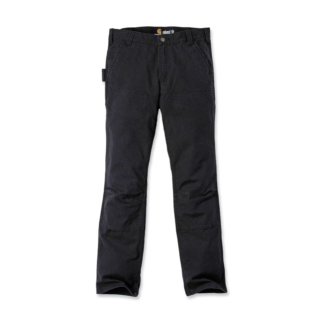 Work Trouser Stretch Duck Double Front Black