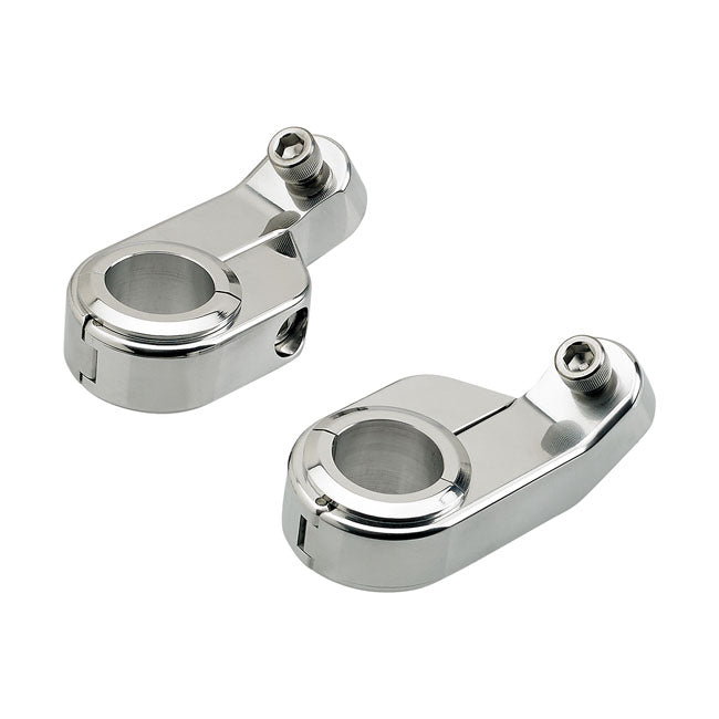 Angled O/S Speed Clamps Chrome