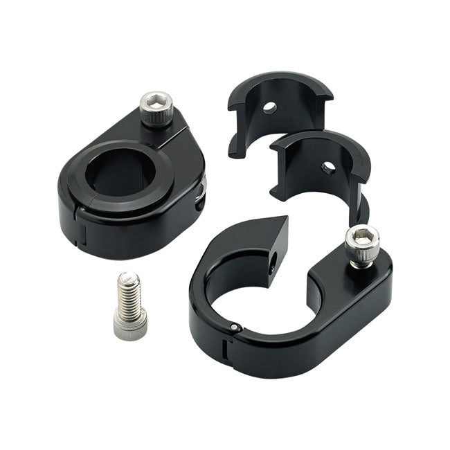 Straight O/S Speed Clamps Black