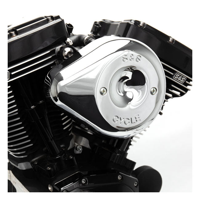 Stealth Chrome Teardrop Air Cleaner Kit For 00-15 Softail