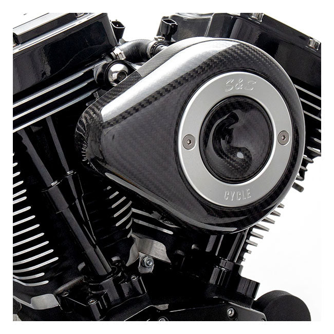 Stealth Carbon Teardrop Air Cleaner Kit For 00-15 Softail