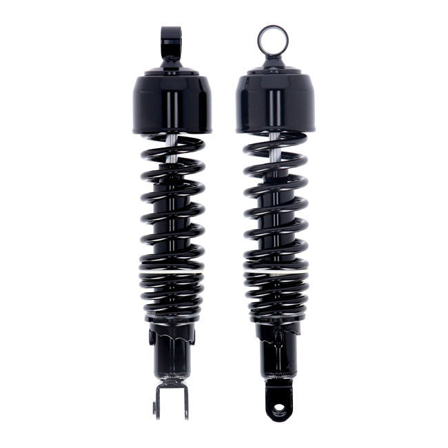 Shock Absorbers Black Shrouds For Honda: 73-74 CB350F/F1