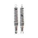 Shock Absorbers Chrome No Shrouds For Honda: 73-74 CB350F/F1