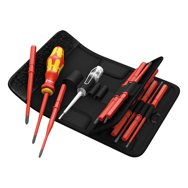 Screwdriver One Multi-Component Handle Inter-Changeable Shafts 16 Pieces Set