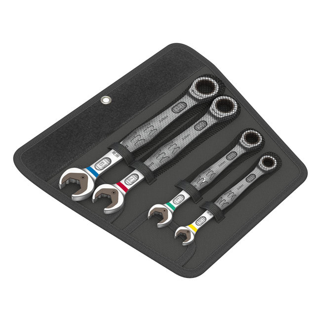 Ratcheting Wrench Set Joker Open / Box End - Metric 4 Pieces