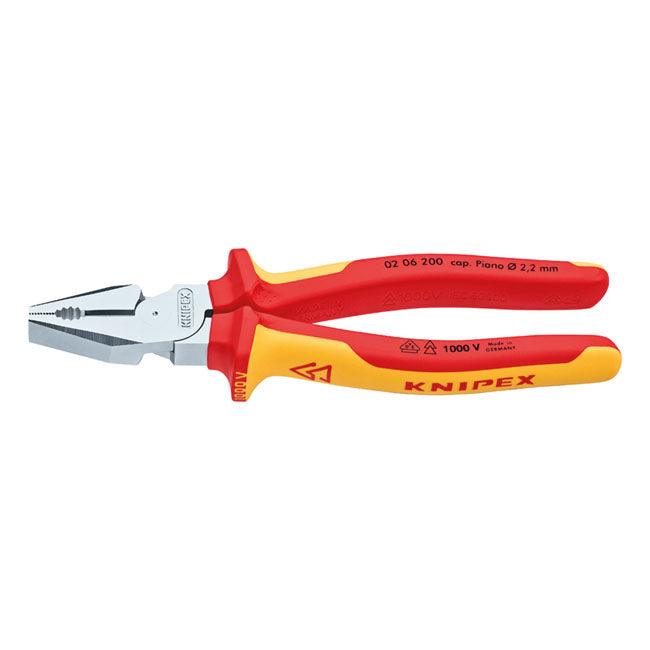 High Leverage Combination Pliers - 200mm Length VDE