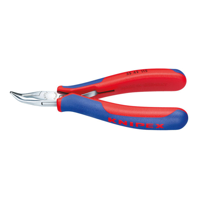 Electronics Pliers With 45 Degree Angled Head - 115mm Length