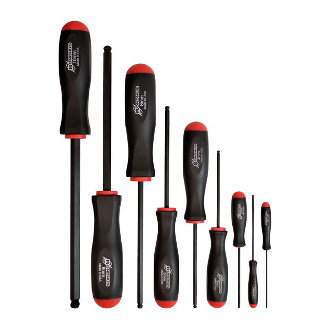 Hex Ball-End Allen Screwdriver Set Metric