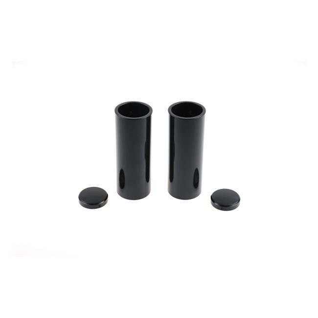 4 Pieces Fork Tube Cover Kit Gloss Black For 18-21 Softail FXBB/S Street Bob