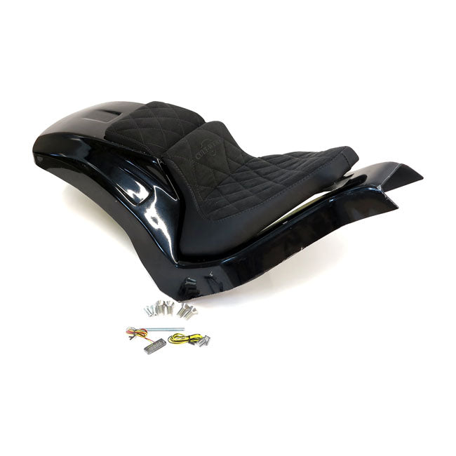 Softail Wide Fender Kit Racing 2-Up Seat For 19-20 Softail FXDRS 114