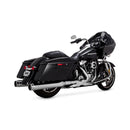 Torquer 450 Slip-On Mufflers Chrome For 17-23 Touring Excl. Trikes