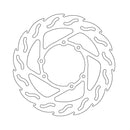 Flame Series Fixed Brake Rotor TUV Approved For Front Left: Yamaha: 85-88 TT 600 N