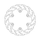 Flame Series Fixed Brake Rotor TUV Approved For Front Right: Yamaha: 86-88 FZ 750 Genesis