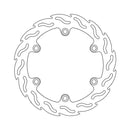 Flame Series Brake Rotor TUV Approved For Rear: Honda: 17 CB 1100 RS Cast Wheels