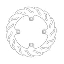 Flame Series Brake Rotor TUV Approved For Rear: Kawasaki: 00-03, 04-07 ZX-12R Ninja 1200