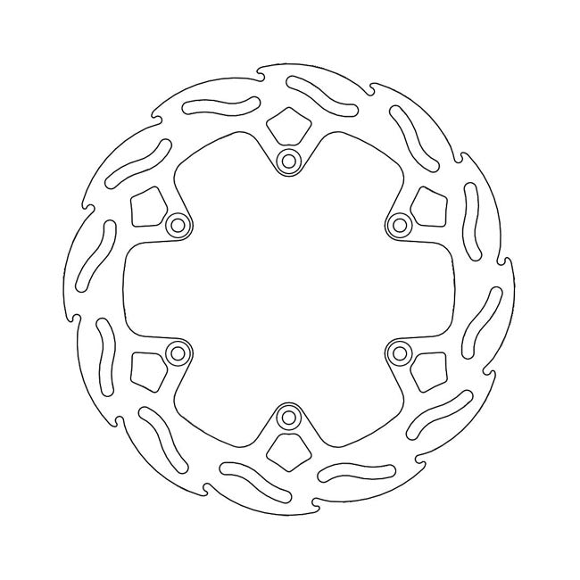 Flame Series Brake Rotor TUV Approved For Rear: KTM: 1994-1998 620 DUKE I