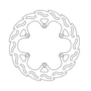 Flame Series Brake Rotor TUV Approved For Rear: Suzuki: 05 DR-Z 400 SM