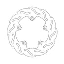 Flame Series Brake Rotor TUV Approved For Rear: Aprilia: 09 Mana 850 GT