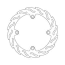 Flame Series Brake Rotor TUV Approved For Rear: Kawasaki: 04-07 KLV 1000
