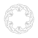 Flame Series Brake Rotor TUV Approved For Rear: Yamaha: 93-04 TT 600 R