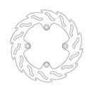 Flame Series Brake Rotor TUV Approved For Rear: Honda: 97-03 CB 500