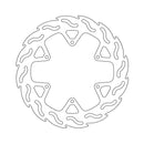 Flame Series Brake Rotor TUV Approved For Rear: KTM: 06-13 990 Adventure R Dakar ABS