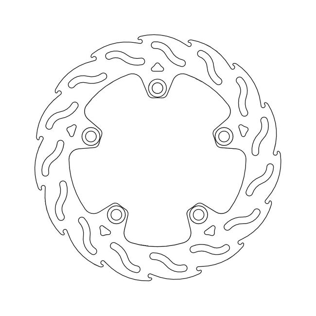 Flame Series Brake Rotor TUV Approved For Rear: Honda: 14 CTX 700 D DCT